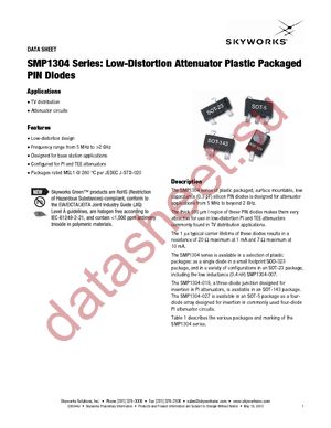 SMP1304-004LF datasheet  